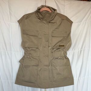 P.E Nation Crosscourt Vest Jacket in Silver Mink – Size Small – NWT